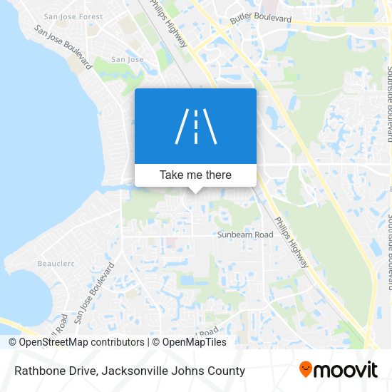 Mapa de Rathbone Drive