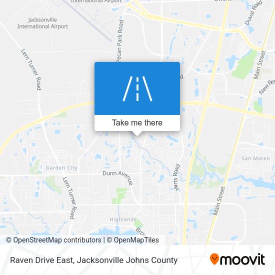 Mapa de Raven Drive East