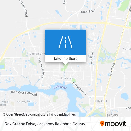 Ray Greene Drive map