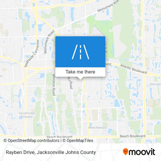 Rayben Drive map