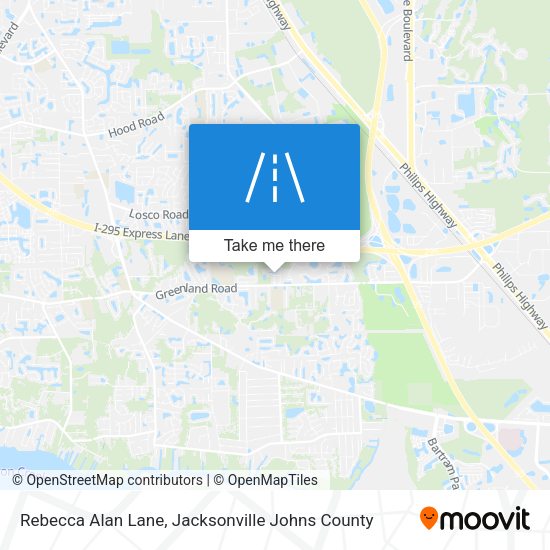 Rebecca Alan Lane map