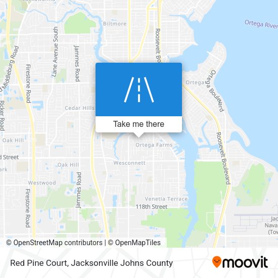 Red Pine Court map