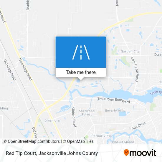 Red Tip Court map