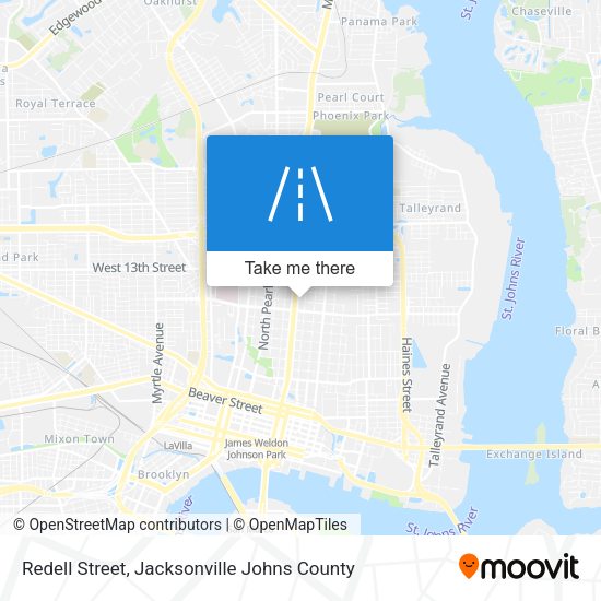 Redell Street map