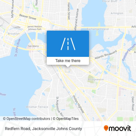 Mapa de Redfern Road