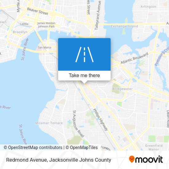 Redmond Avenue map