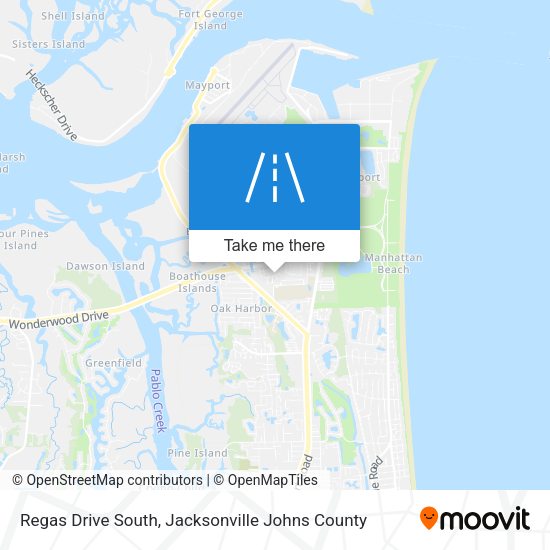 Mapa de Regas Drive South