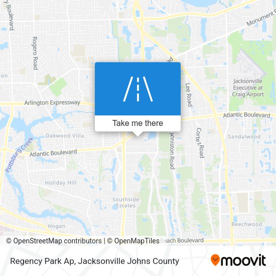 Regency Park Ap map