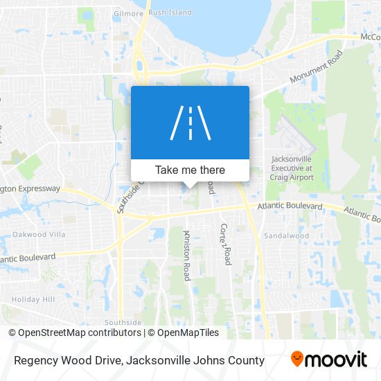 Regency Wood Drive map