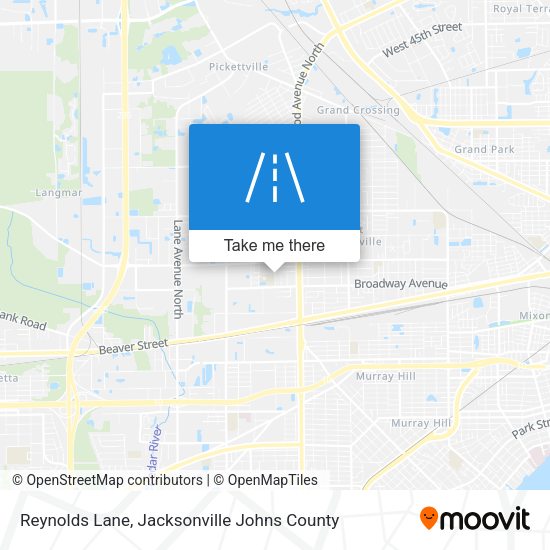 Reynolds Lane map