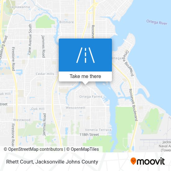 Rhett Court map