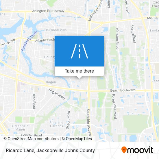 Ricardo Lane map