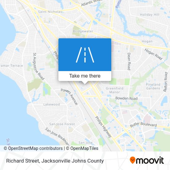 Richard Street map