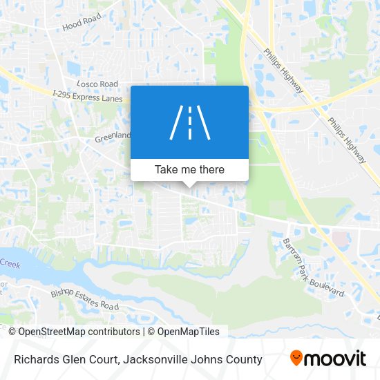 Richards Glen Court map