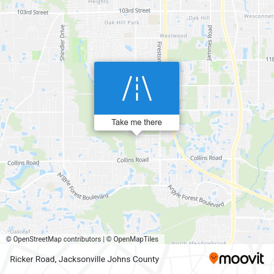 Mapa de Ricker Road