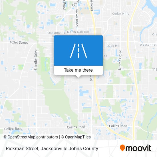 Rickman Street map