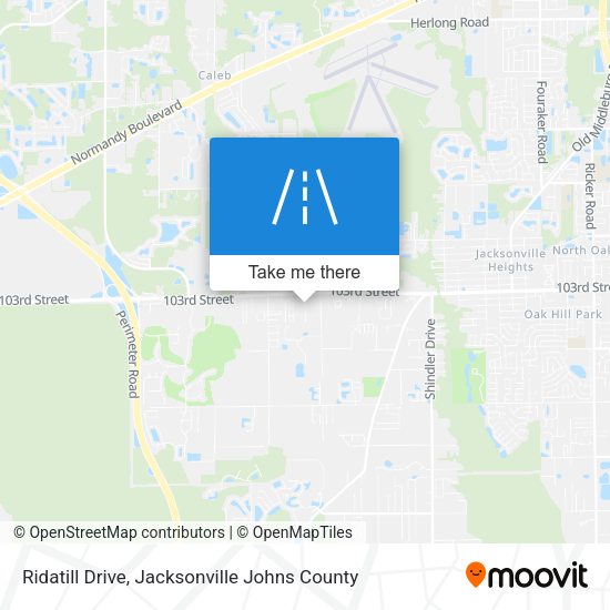Mapa de Ridatill Drive