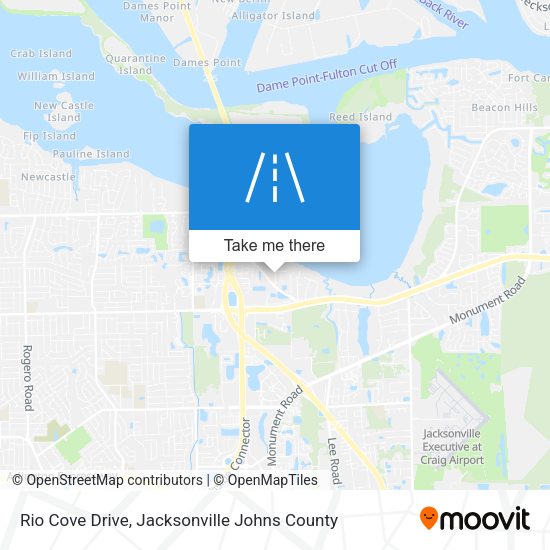 Rio Cove Drive map