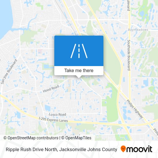 Ripple Rush Drive North map