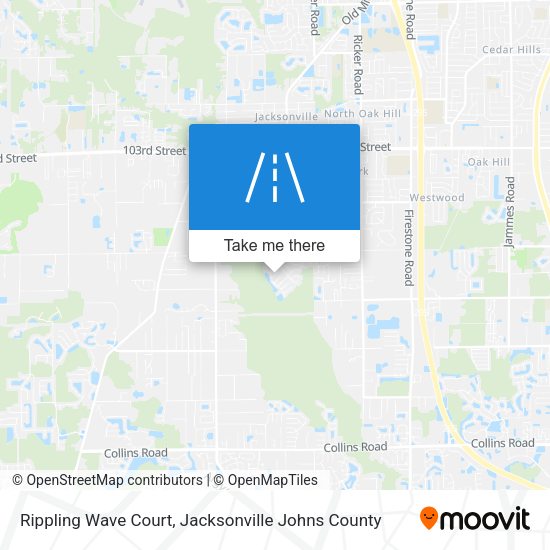Mapa de Rippling Wave Court