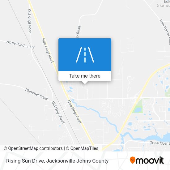 Rising Sun Drive map