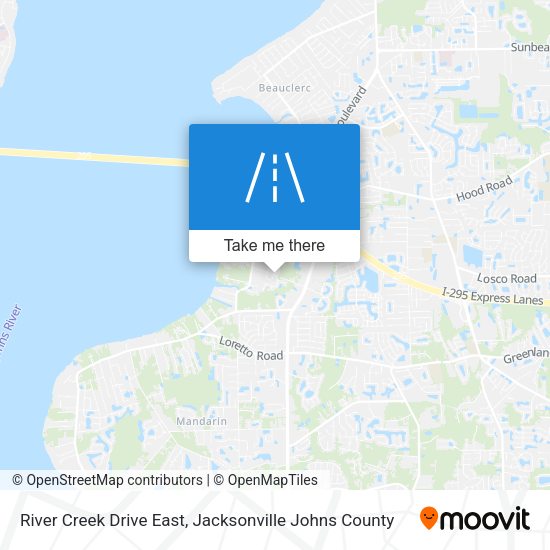 Mapa de River Creek Drive East