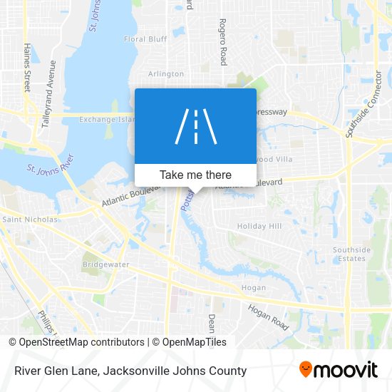 River Glen Lane map