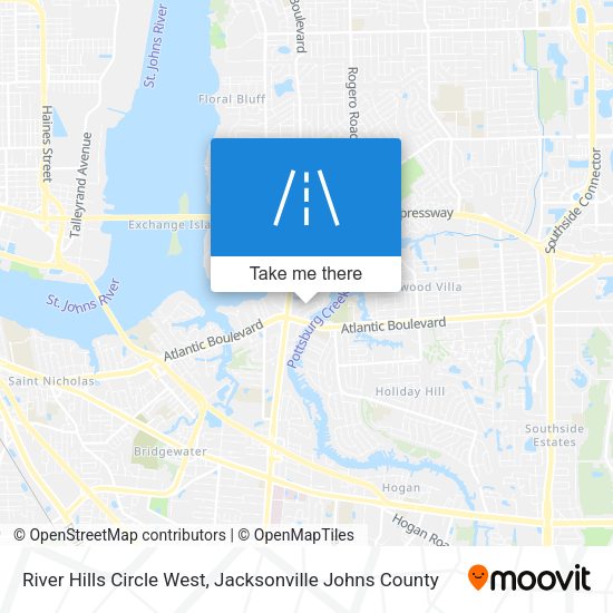 River Hills Circle West map