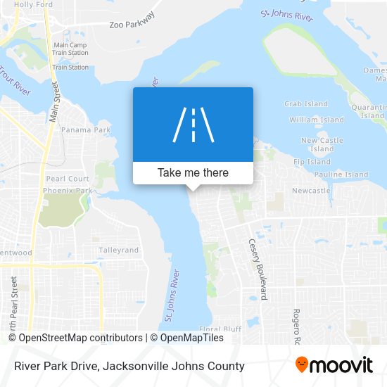 River Park Drive map