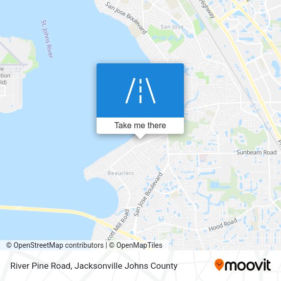 River Pine Road map