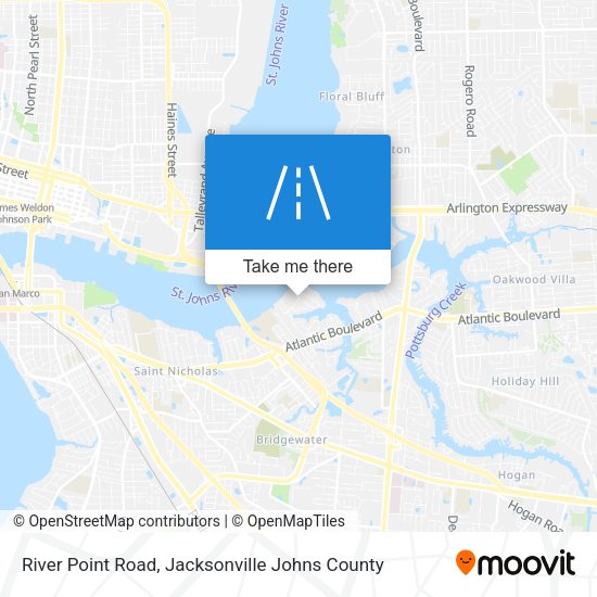 River Point Road map