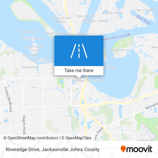 Riveredge Drive map