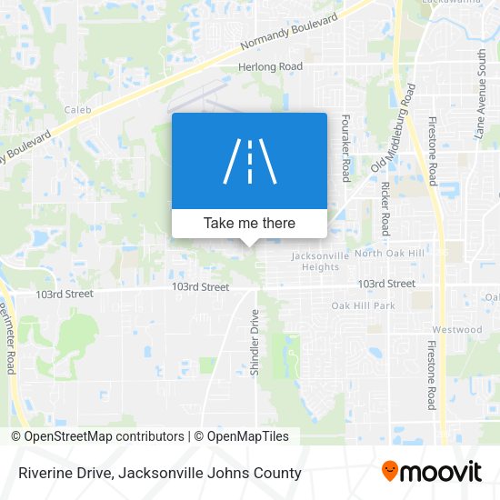 Riverine Drive map