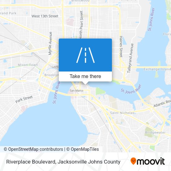 Riverplace Boulevard map