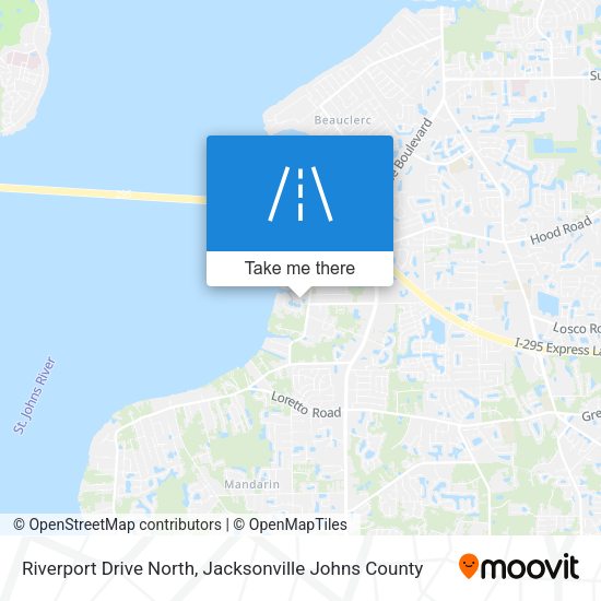 Riverport Drive North map