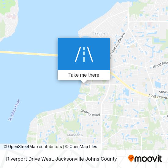 Mapa de Riverport Drive West