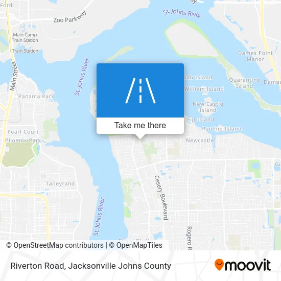 Mapa de Riverton Road
