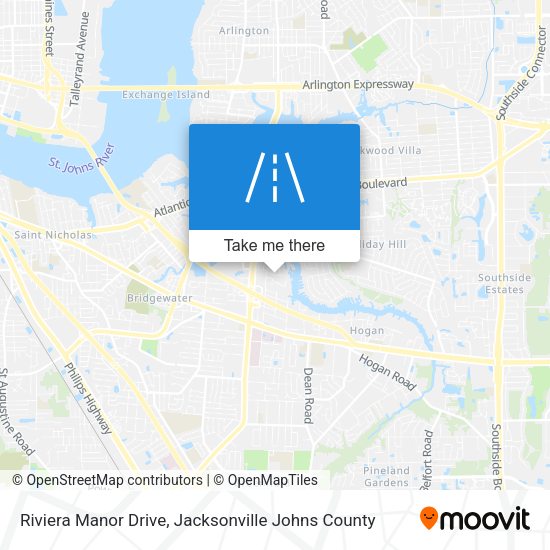 Riviera Manor Drive map