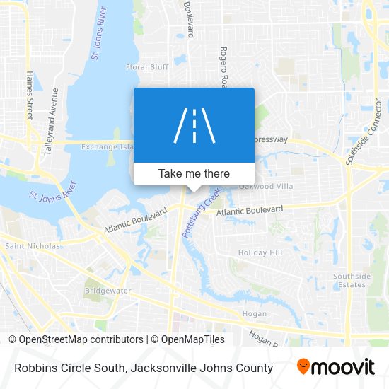 Mapa de Robbins Circle South