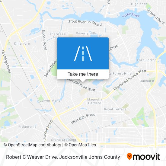 Mapa de Robert C Weaver Drive