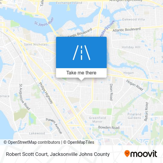 Robert Scott Court map