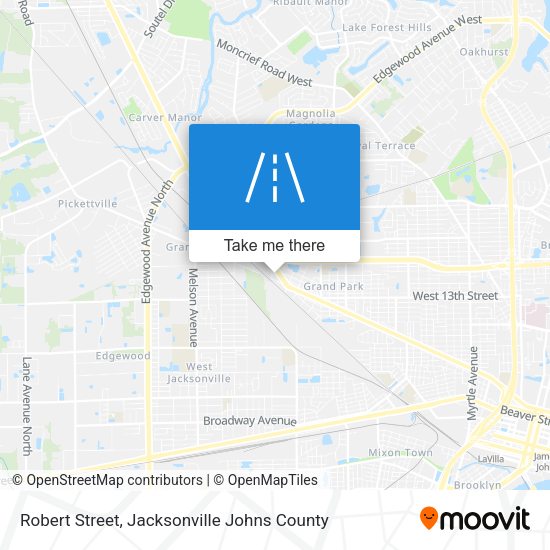 Robert Street map