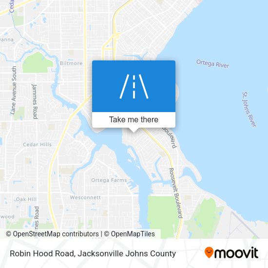 Robin Hood Road map