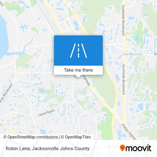 Robin Lane map