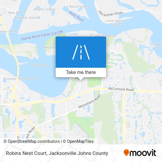 Robins Nest Court map