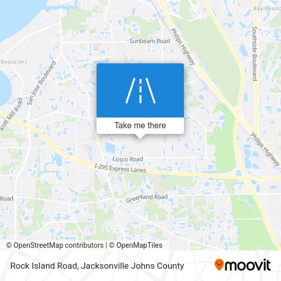 Rock Island Road map