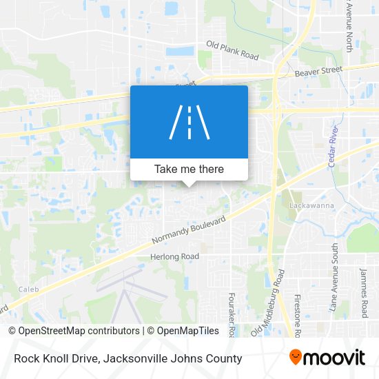 Rock Knoll Drive map