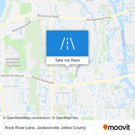Rock Rose Lane map