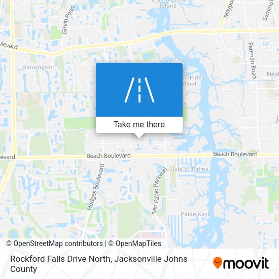 Rockford Falls Drive North map