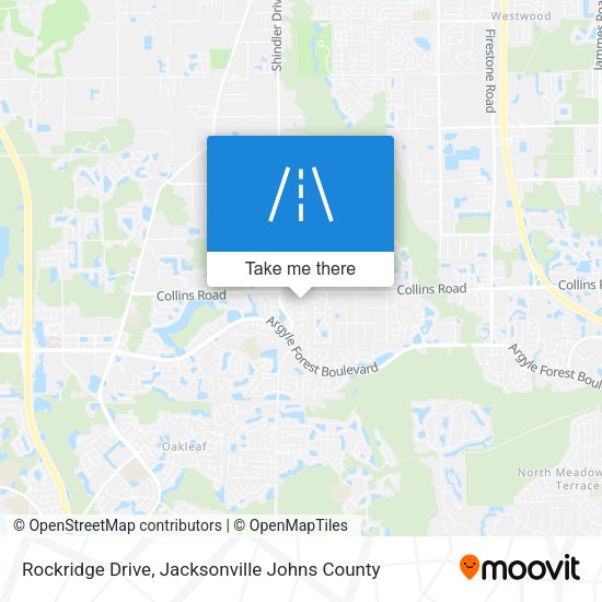 Mapa de Rockridge Drive